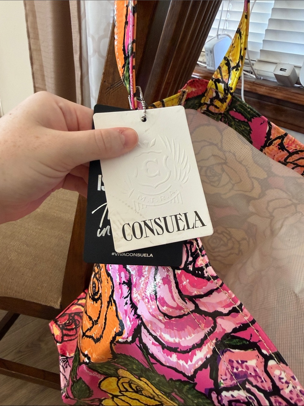 Consuela Grab n Go Floral Tote - Picture 2 of 4